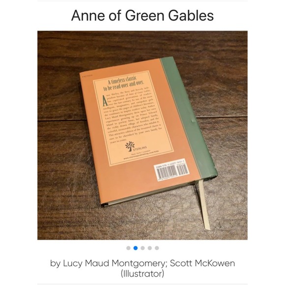 Anne of Green Gables by Lucy Maud Montgomery Hardcover Book - Picture 2 of 4